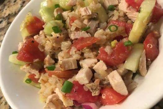 Basmati Summer Salad - Garden Vegetables