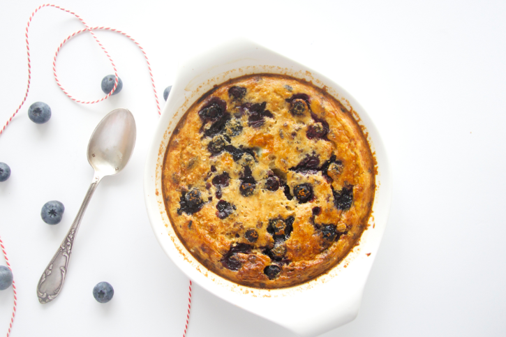Blueberry Baked Oats