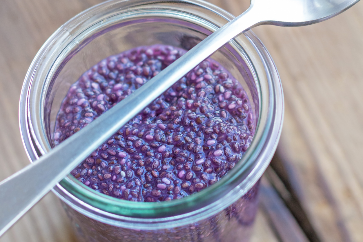 Blueberry Chia Seed Pudding