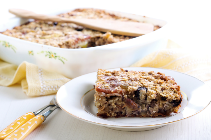 Baked Peanut Butter Banana Oatmeal