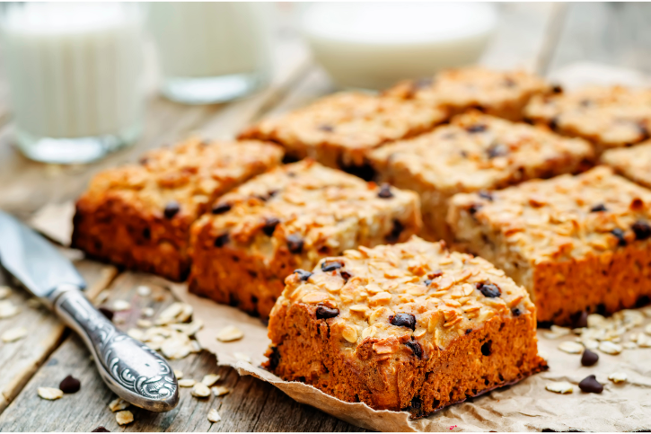 Baked Pumpkin Oat Bars