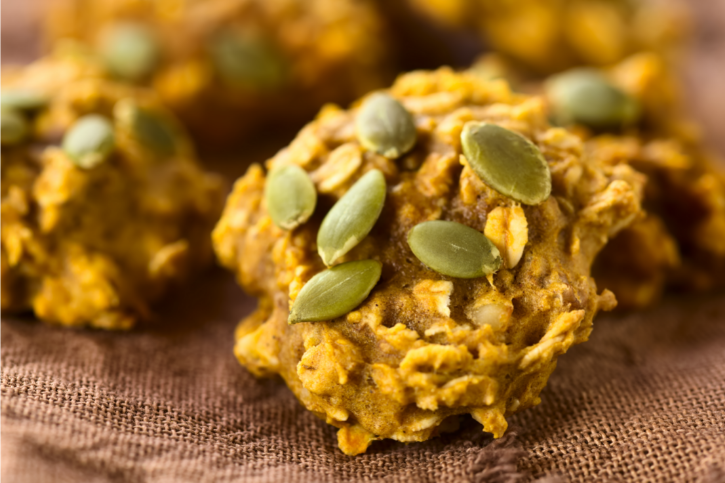 Pumpkin Spice Oatmeal Cookies