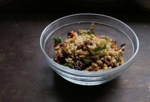Organic Brown Rice Stuffing - Be Still Farms Recipe