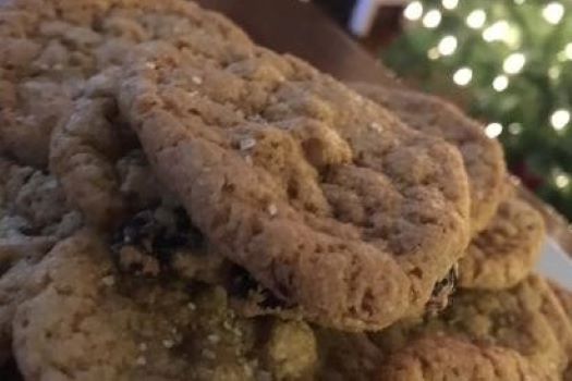 Organic Cranberry White Chocolate Cookie - Holiday Recipe