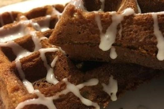 Organic Gingerbread Waffle - Holiday Recipe