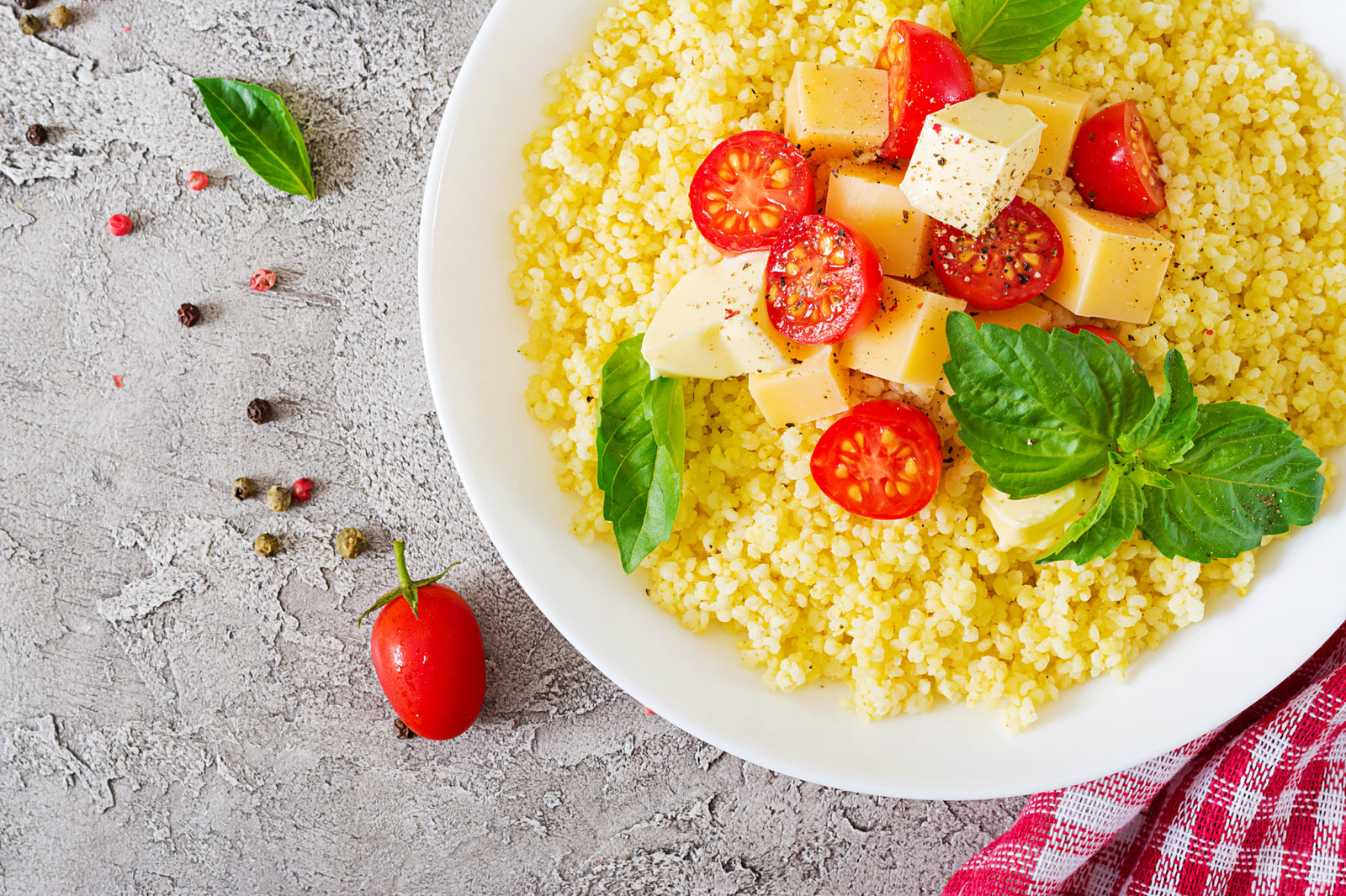 Millet Porridge with Cheese, Butter, and Fresh Basil: A Savory Breakfast Delight