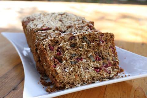 Cranberry Oat Bread