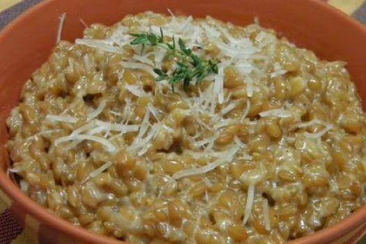Creamy Einkorn Risotto