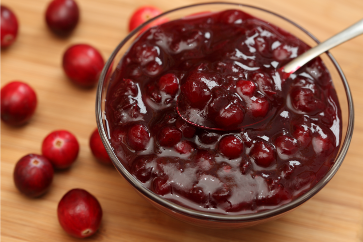 Chia Seed Cranberry Sauce