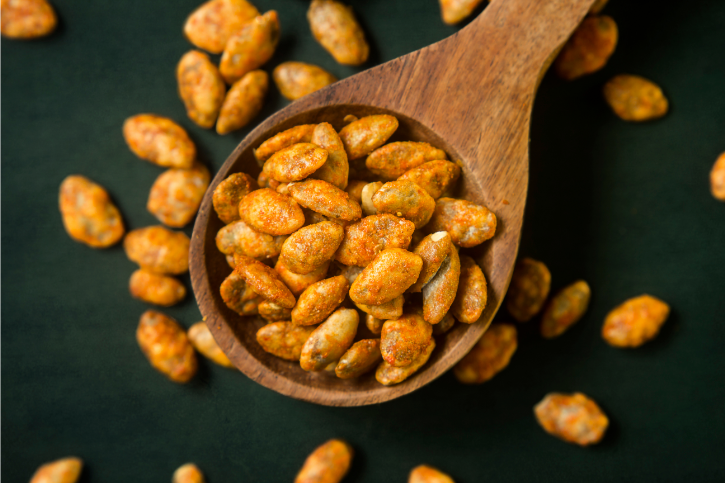 Pumpkin Spice Roasted Seeds