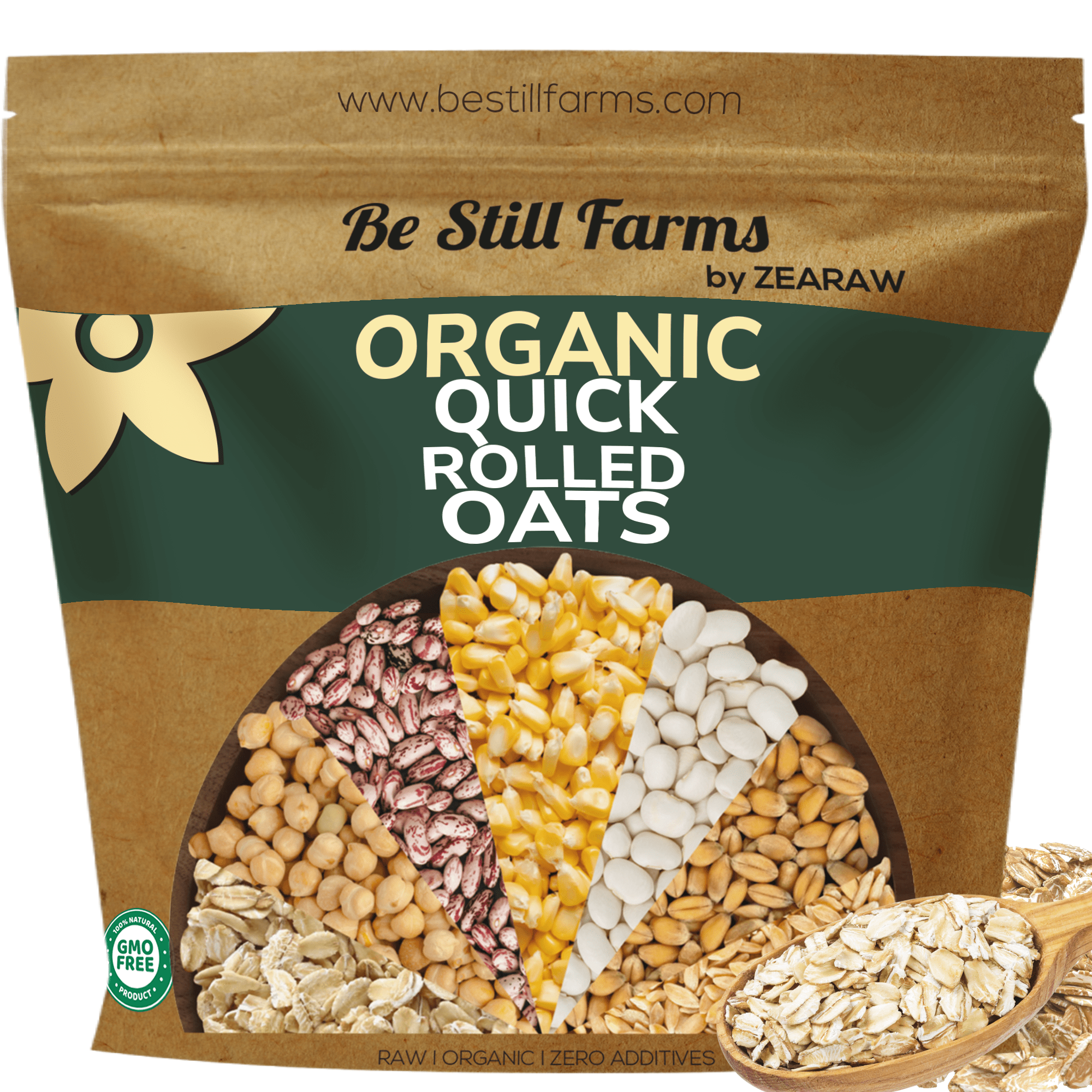 Quick Rolled Oats - Be Still Farms
