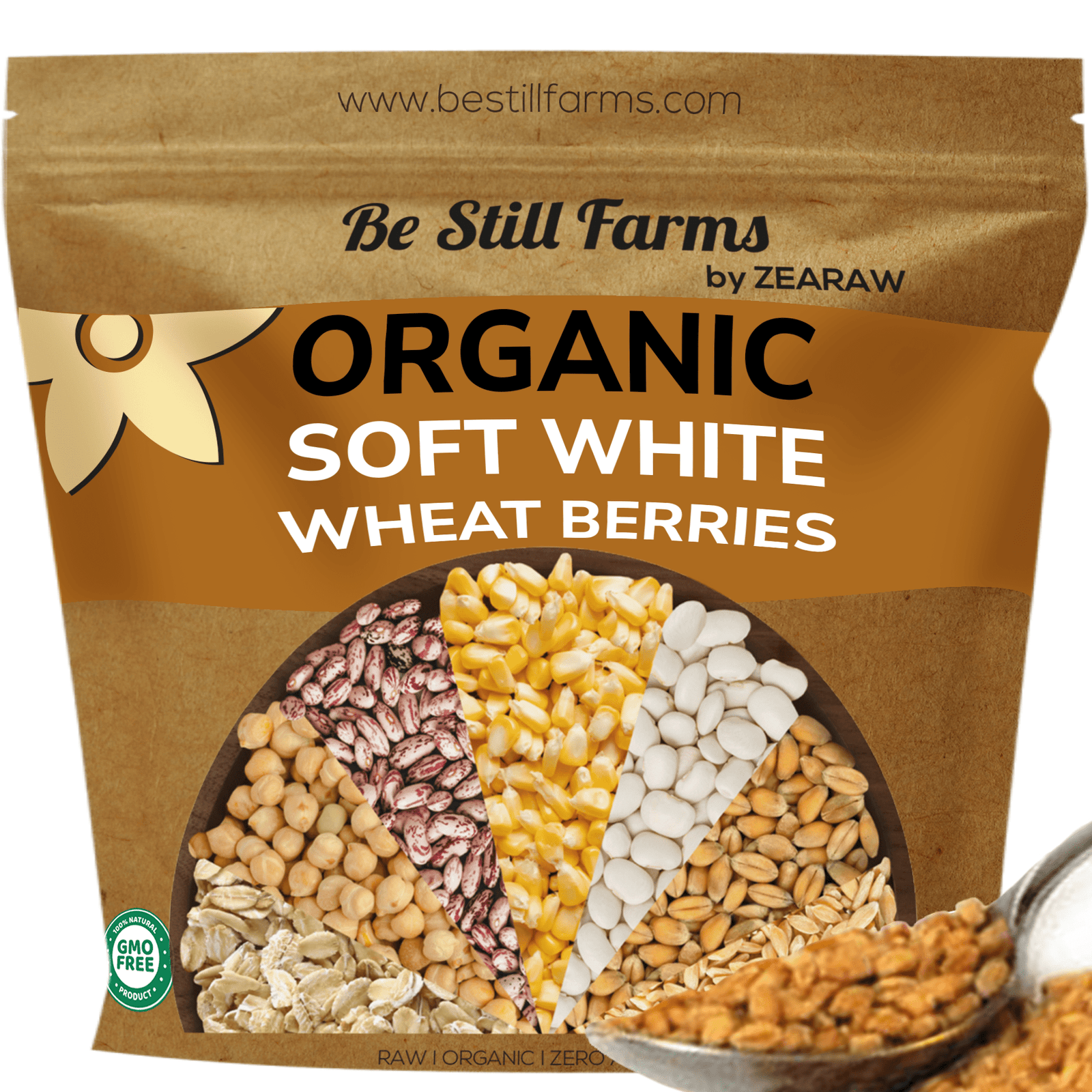 Organic Soft White Wheat Berries