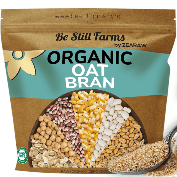 Organic Oat Bran, NonGMO, Bulk Oat Bran Be Still Farms Real, Fine