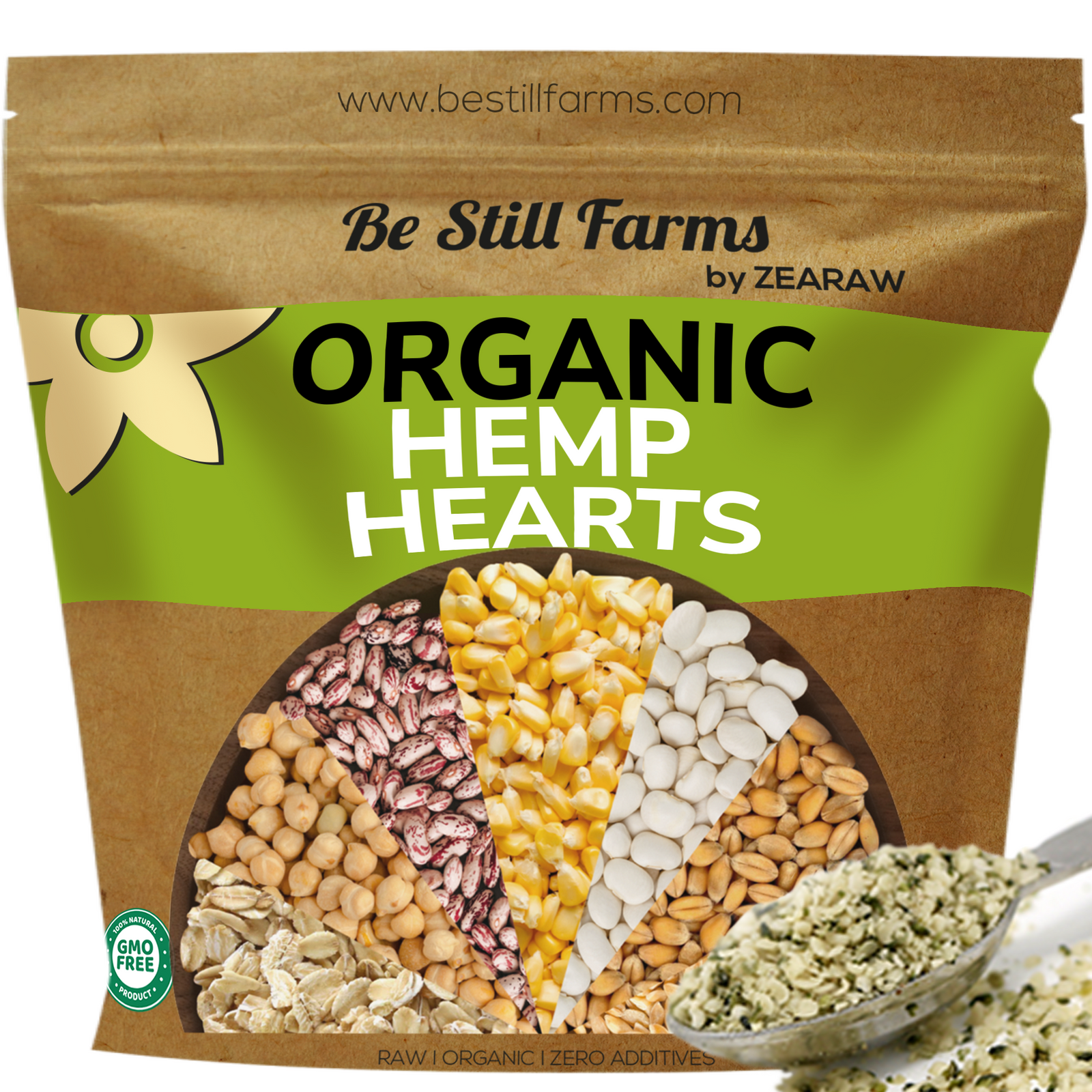 Organic Hemp Seeds - Be Still Farms grown in USA