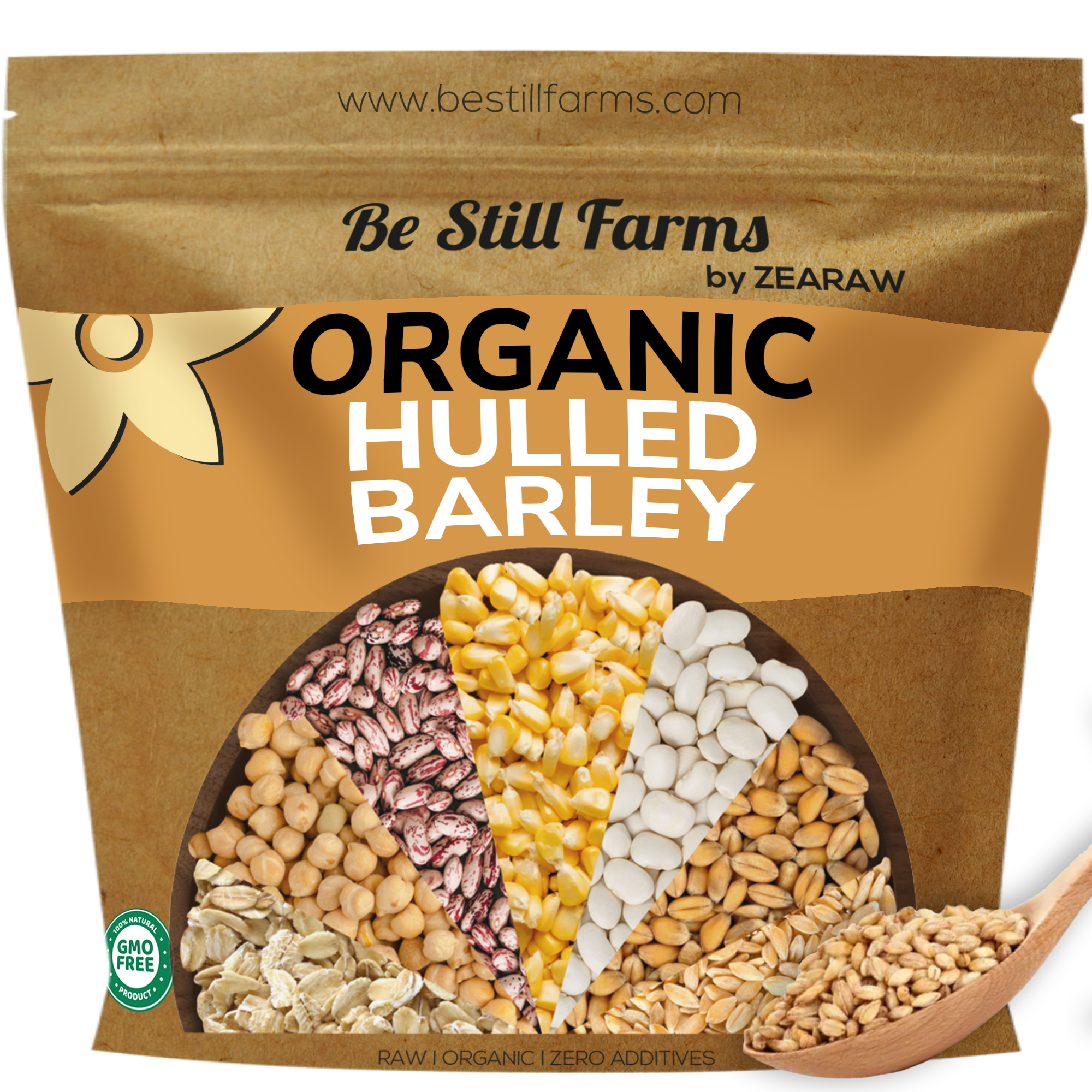Organic Hulled Barley - Be Still Farms