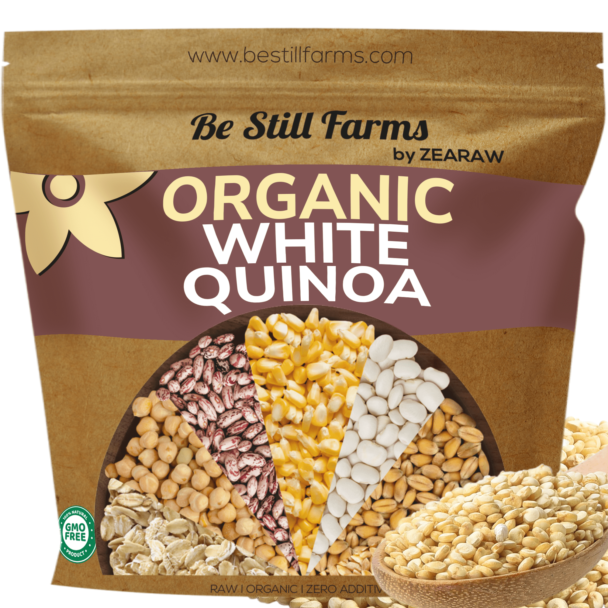 Organic White Quinoa - Be Still Farms
