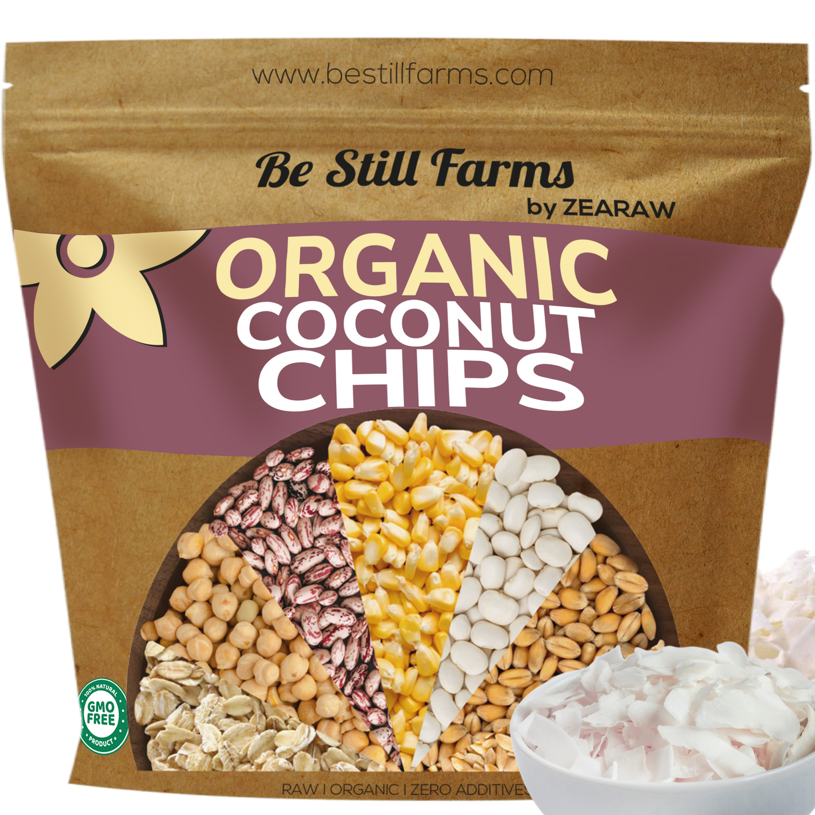 Our coconut chips are grown in USA and USDA certified
