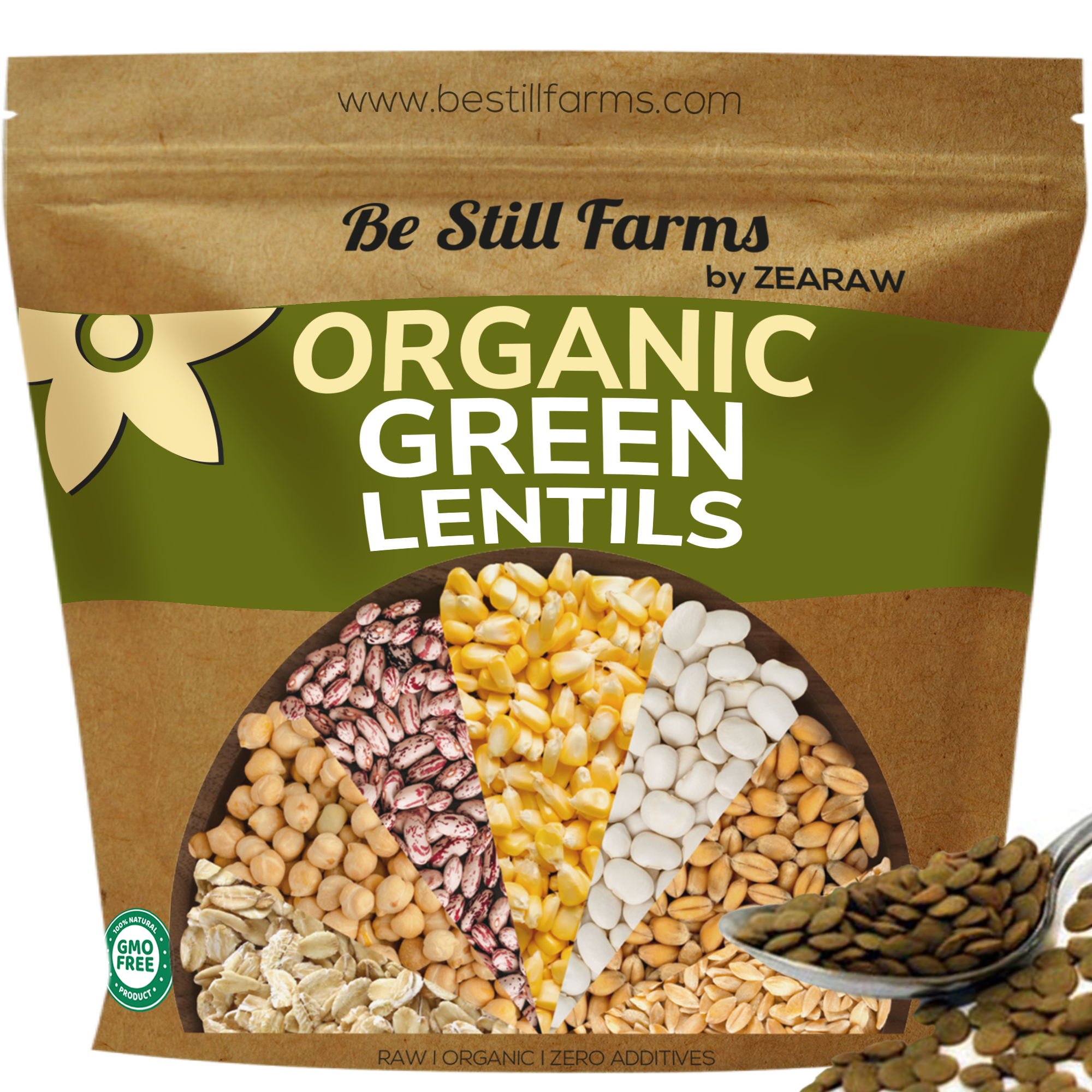 Green Lentils - Be Still Farms