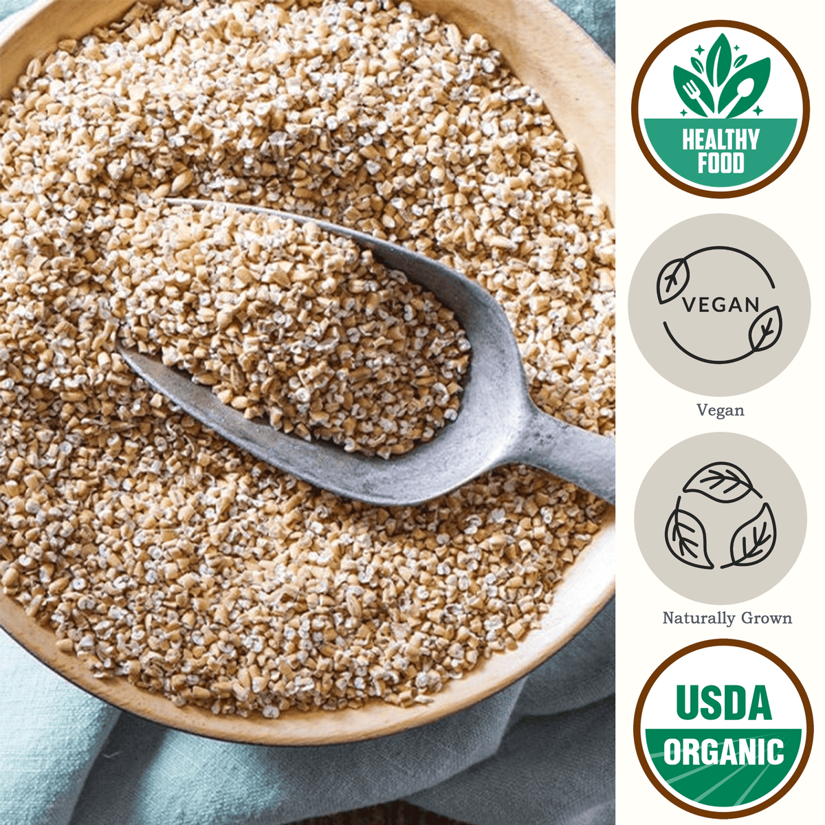 Non-GMO Vegan Bulk Steel Cut Oats