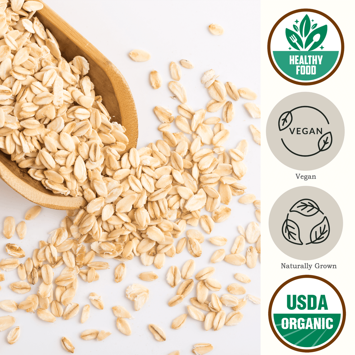 Vegan Bulk Regular Rolled Oats