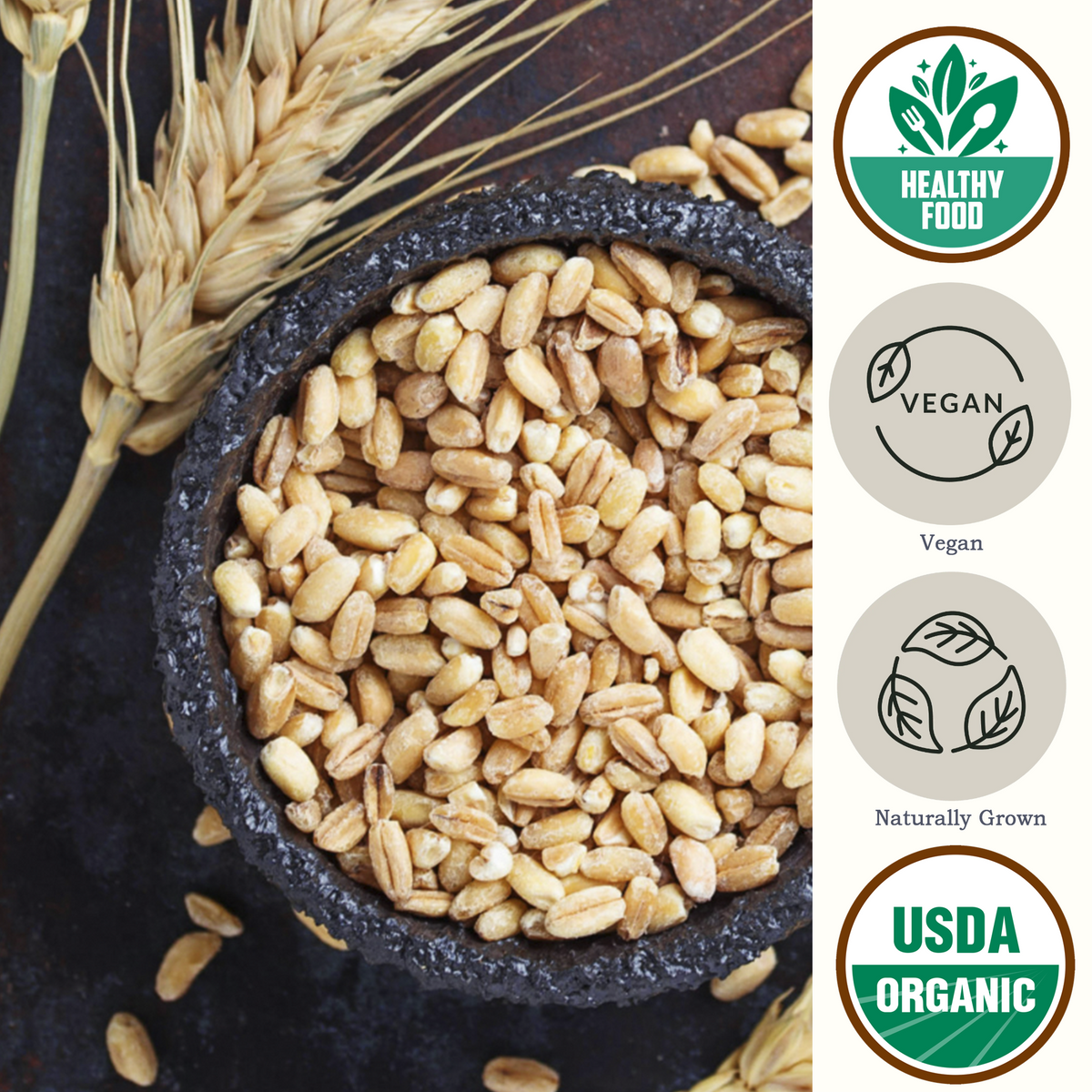 Enjoy all the benefits of Farro in its purest form, with no additives or preservatives