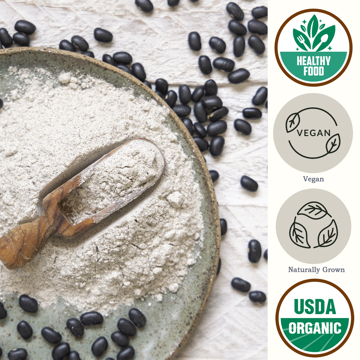 Organic Black Turtle Beans USDA Organic - Be Still Farms