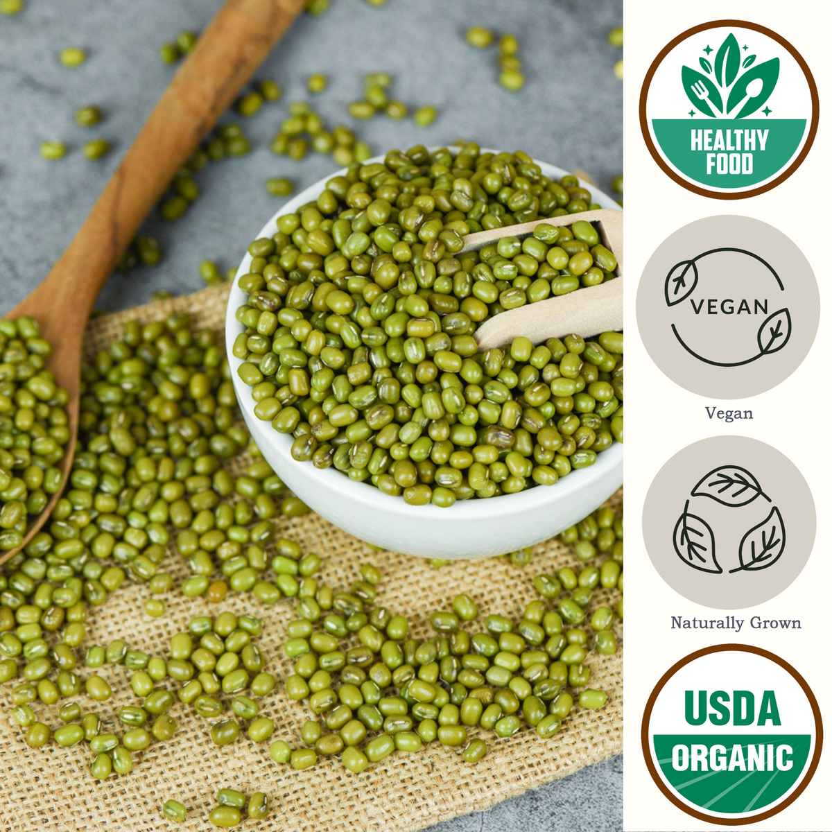 Green Lentils USDA Organic - Be Still Farms