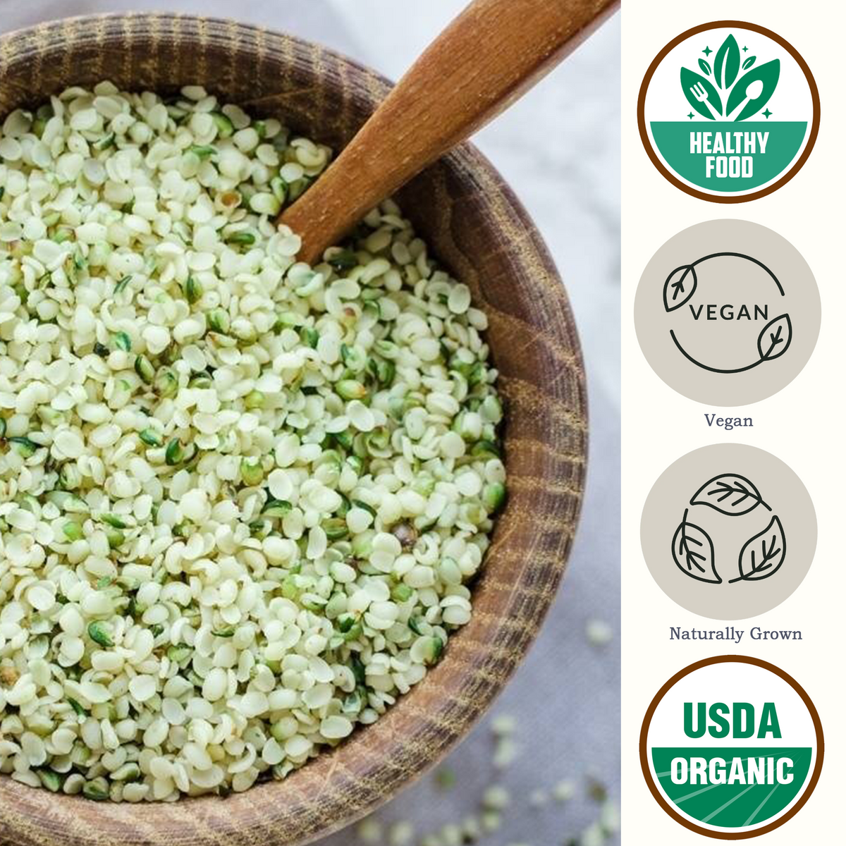Organic Hemp Seeds USDA Organic - Be Still Farms