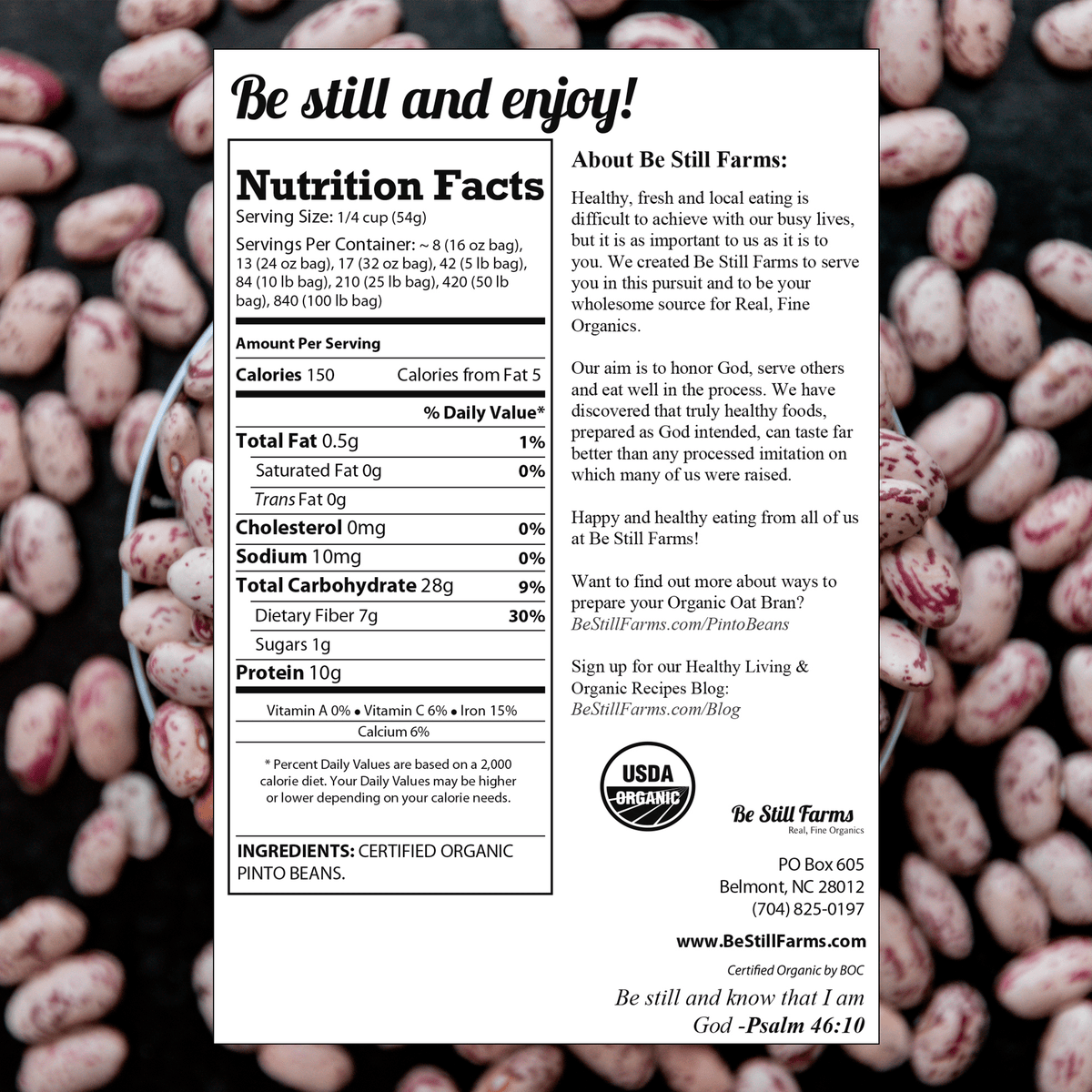 Naturally grown healthy food