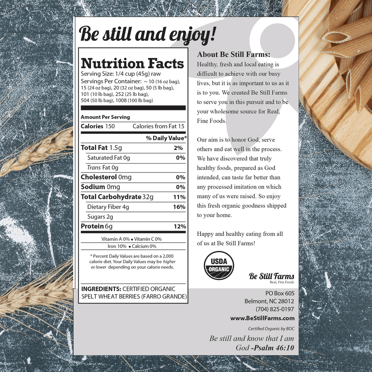 Organic Spelt Berries, Non-GMO, Bulk Spelt Berries