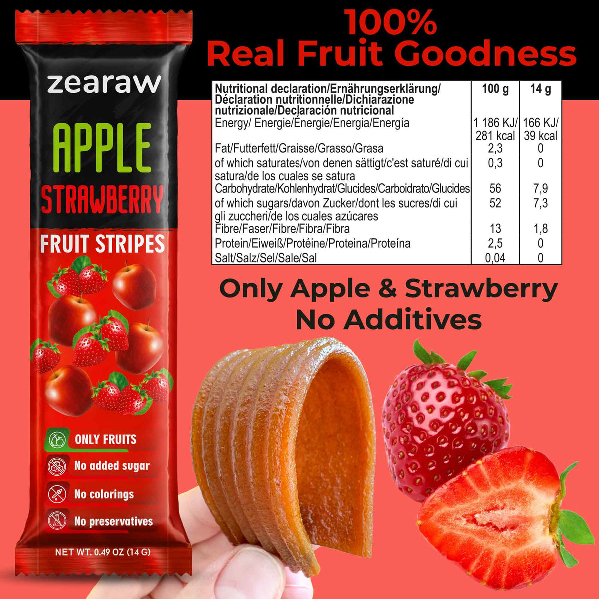 Natural Strawberry Snacks 
