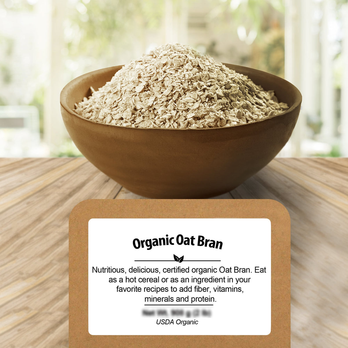 Nutritious, delicious organic Oat Bran