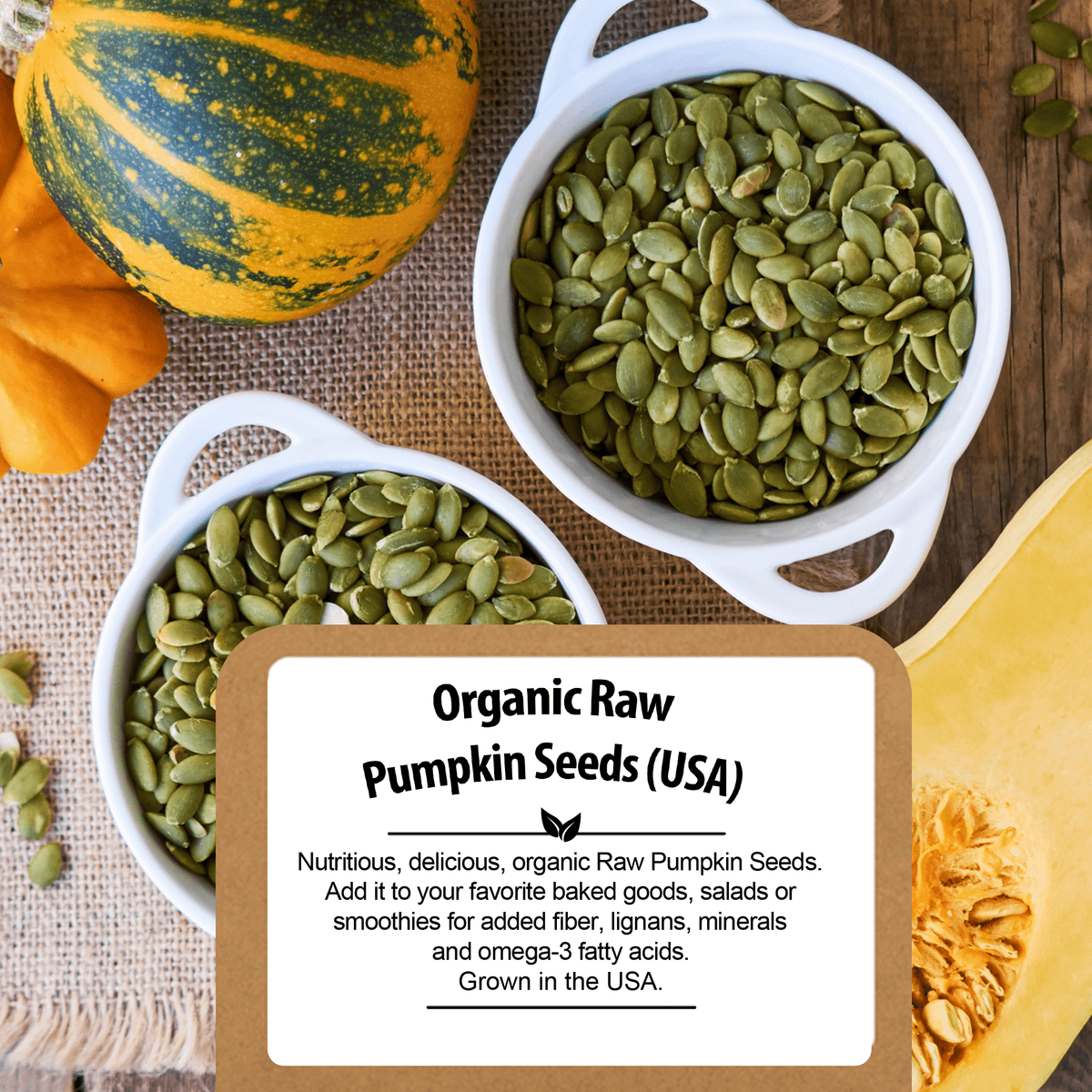 Nutritious, delicious, organic