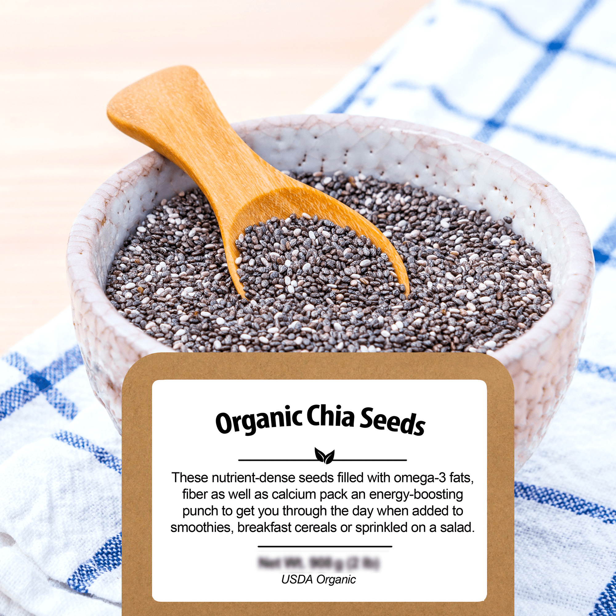 Bulk Chia Seeds, 20 Pounds — Black Chia Seeds Wholesale