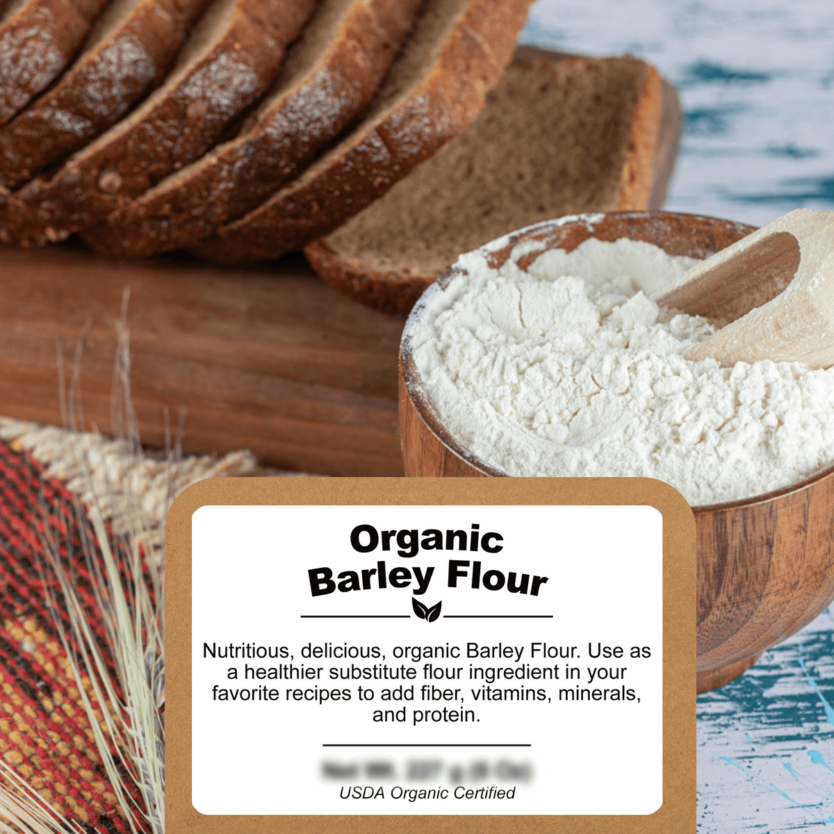 Organic Barley Flour - Be Still Farms
