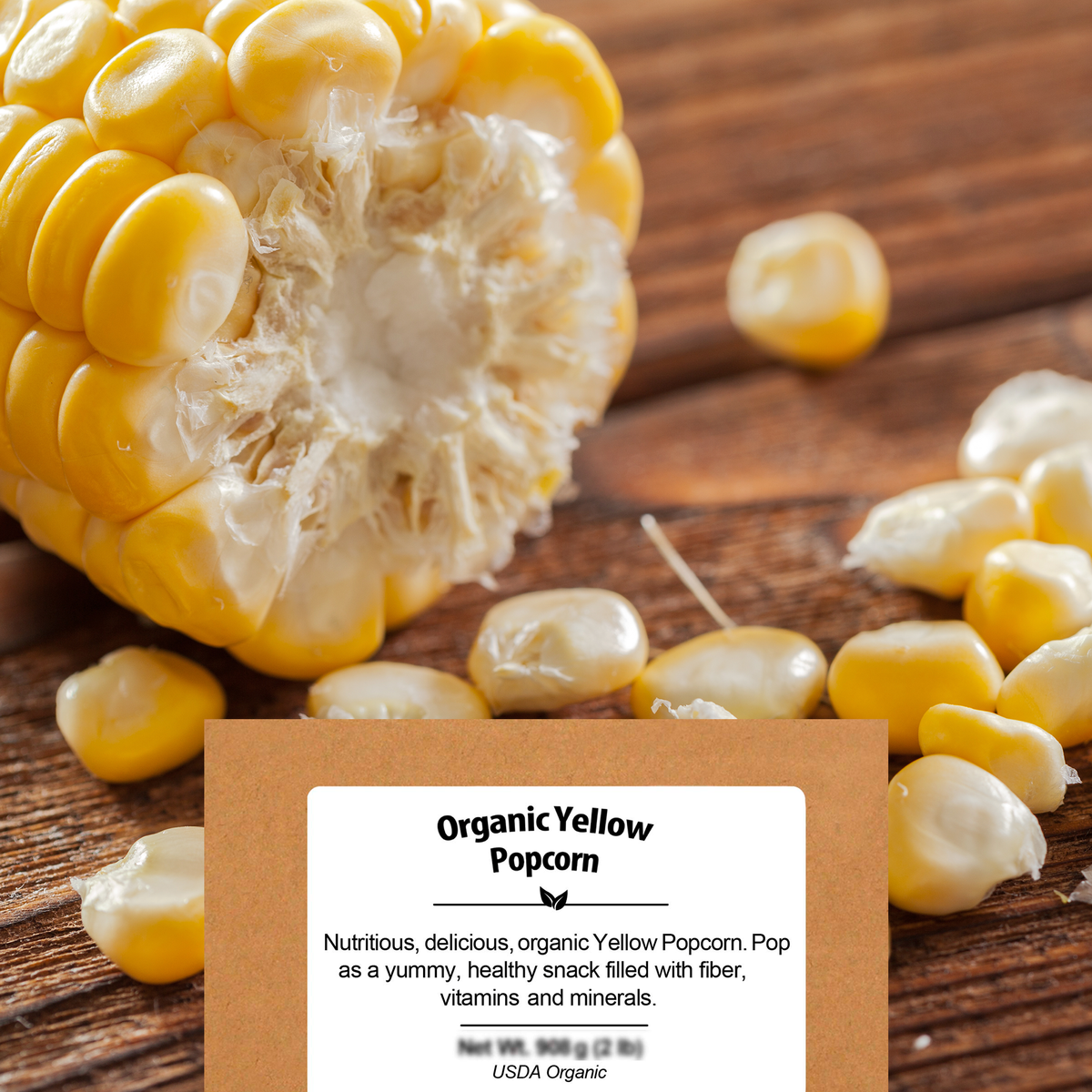 Nutritious, Delicious, Organic Yellow Popcorn - Be Still Farms