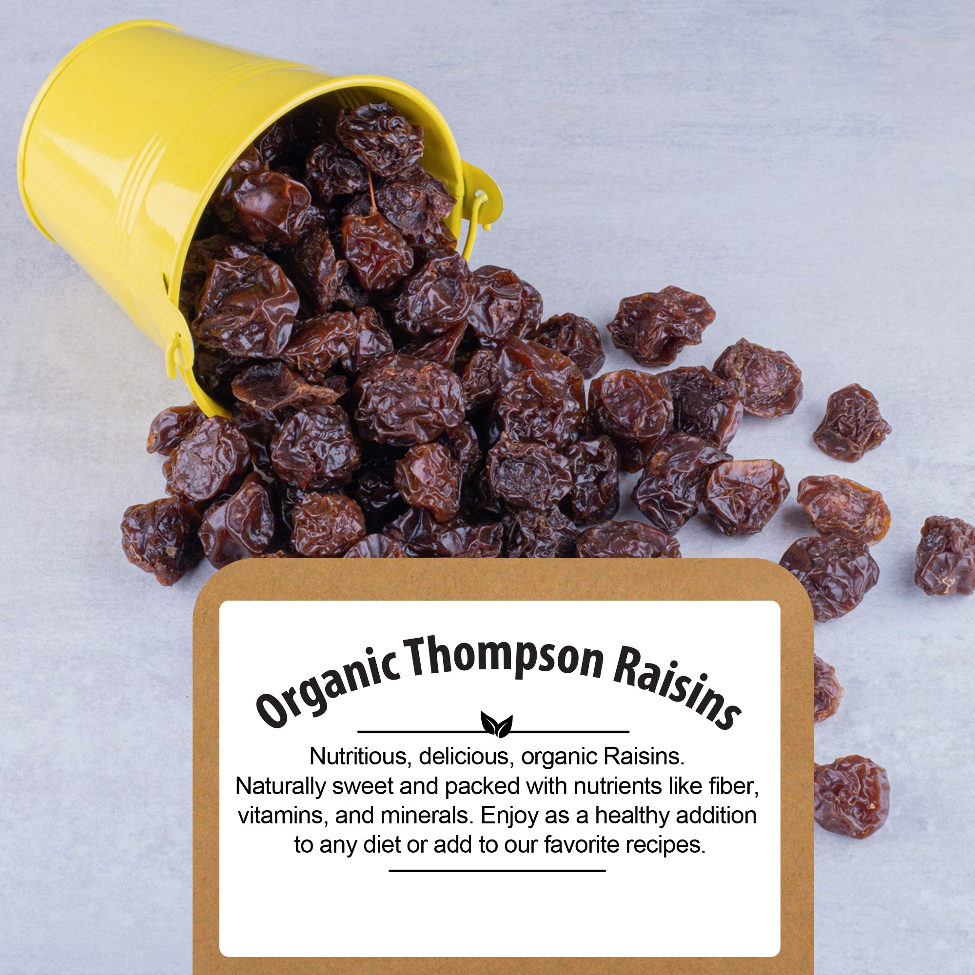 Organic Raisins, Non-GMO, Bulk California Organic Raisins - Be Still ...