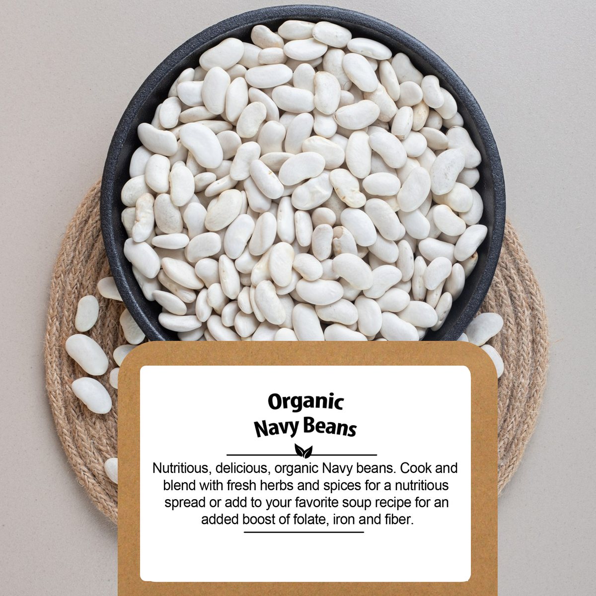 Organic Navy Beans - Be Still Farms - Nutritious, Delicious, Organic Navy Beans