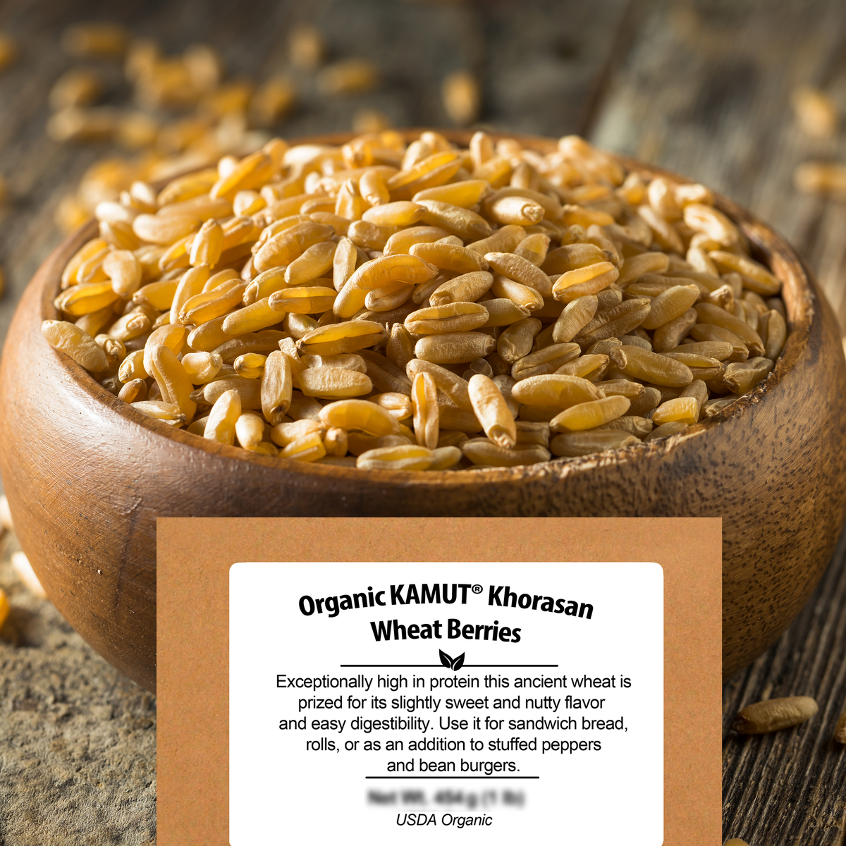 Organic KAMUT️ Khorasan Wheat Berries - Be Still Farms - Nutritious, Delicious, Organic KAMUT️ Khorasan Wheat Berries