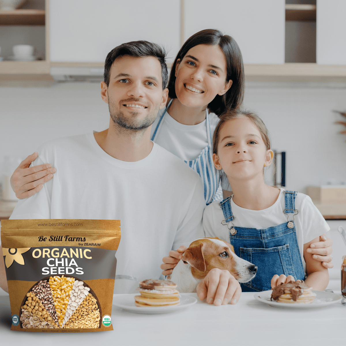 Nutrient-rich black chia seeds