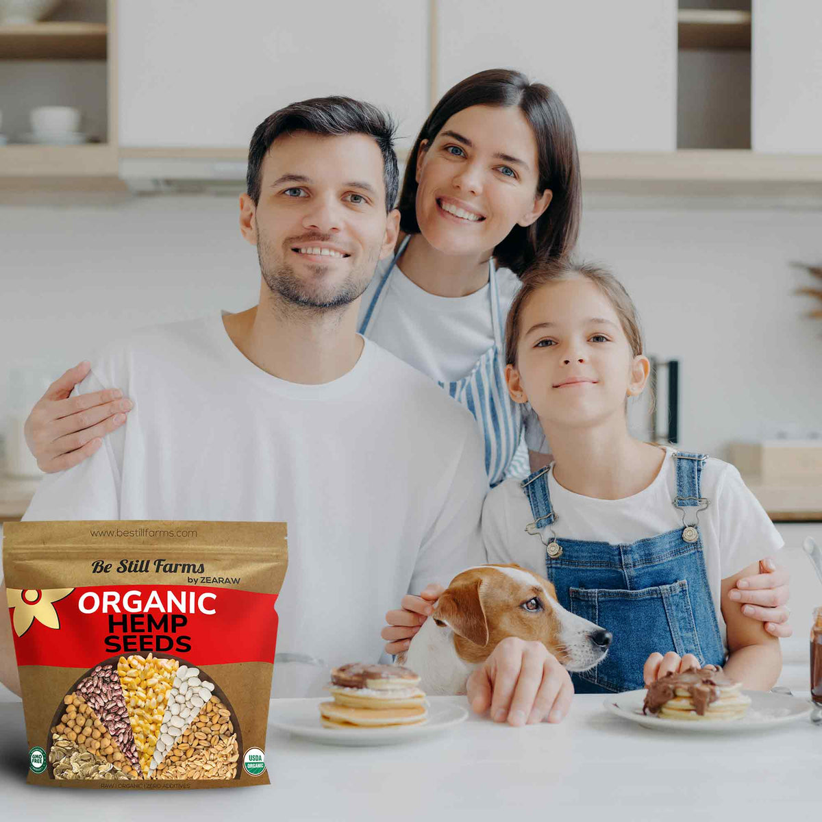 Organic Hemp Seeds (Hemp Hearts), Non-GMO, Bulk Hemp Seeds