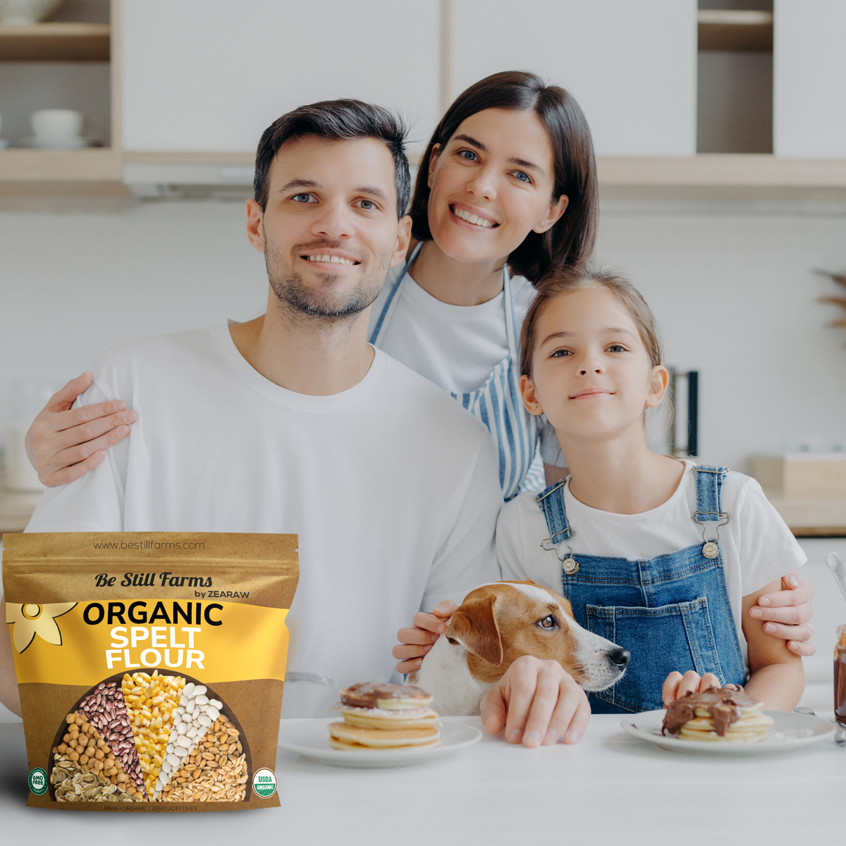 Organic Spelt Flour, Non-GMO, Bulk Spelt Flour