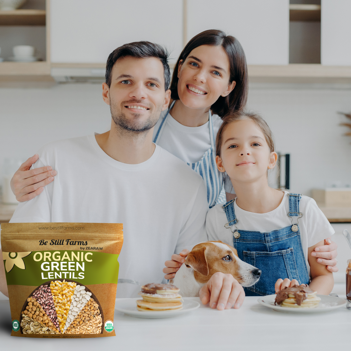 Green Lentils - Be Still Farms