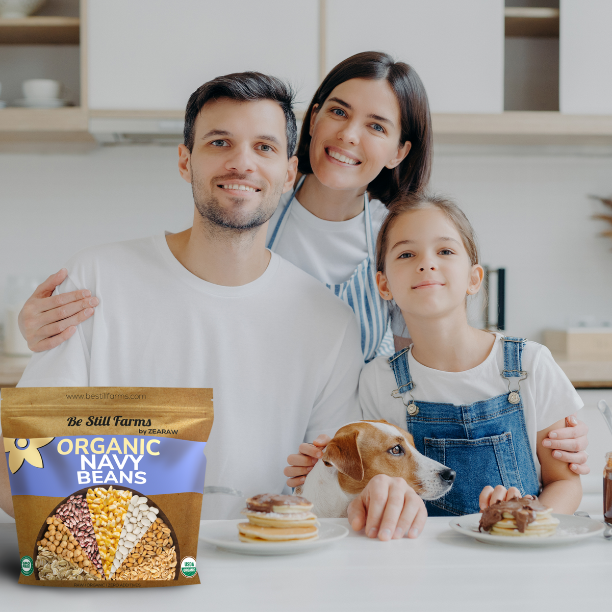 Organic Navy Beans - Be Still Farms