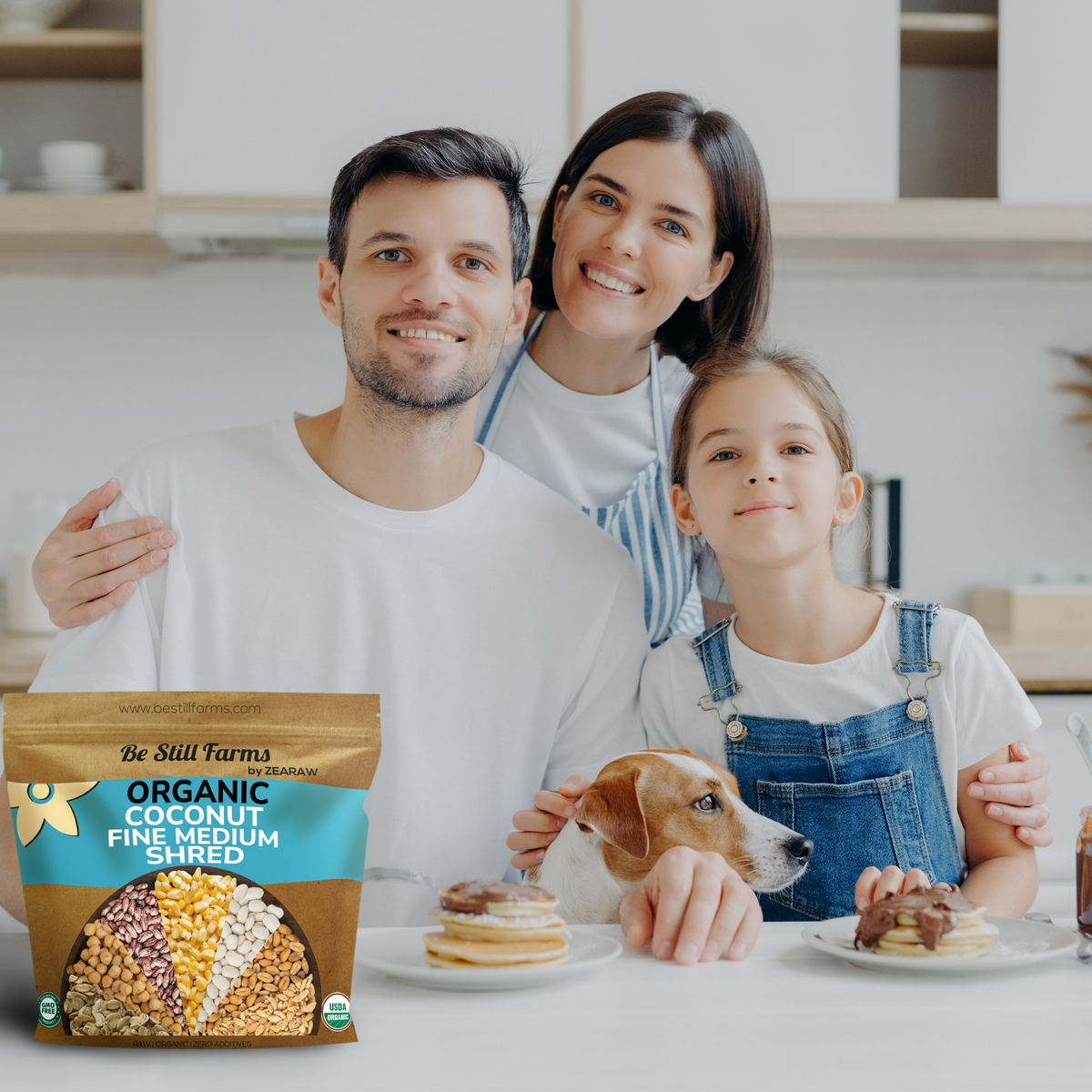 Garnish your smoothie bowl, add a pinch of coconut to a homemade granola, or sprinkle it over a cake