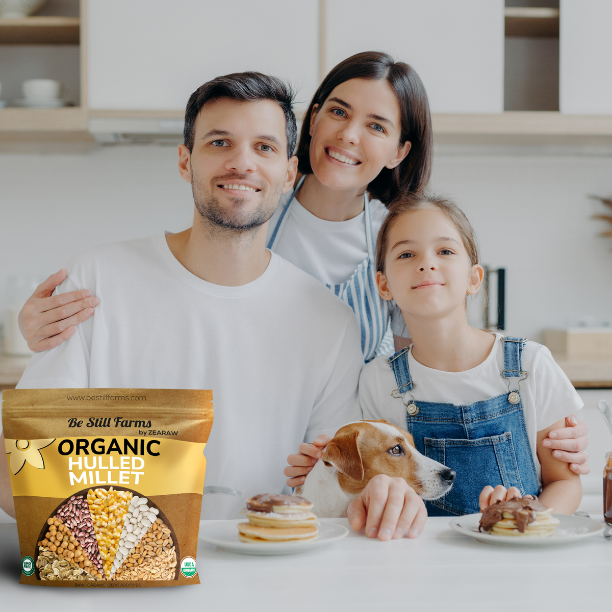 Organic Hulled Millet - Be Still Farms