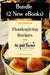 Thanksgiving Recipes New Sides & Desserts Bundle (2 New eBooks, 15 Recipes)